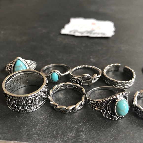 3/$25⚡️boho stackable ring set - Picture 8 of 10